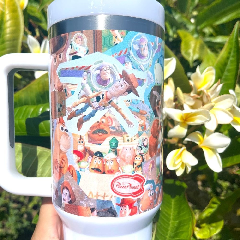Walt Disney Toy Story Woody Buzz Brand new 40 oz double wall stainless tumbler f - Picture 6 of 8